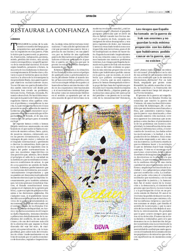 ABC MADRID 11-04-2003 página 28