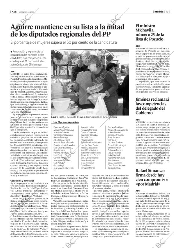 ABC MADRID 11-04-2003 página 43