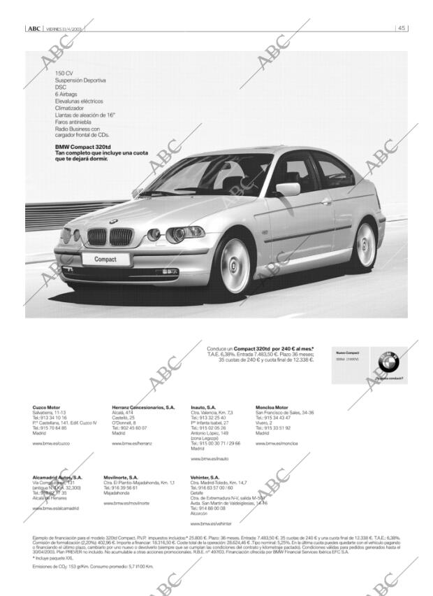 ABC MADRID 11-04-2003 página 45
