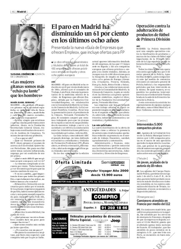 ABC MADRID 11-04-2003 página 46