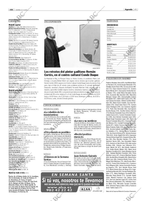 ABC MADRID 11-04-2003 página 49