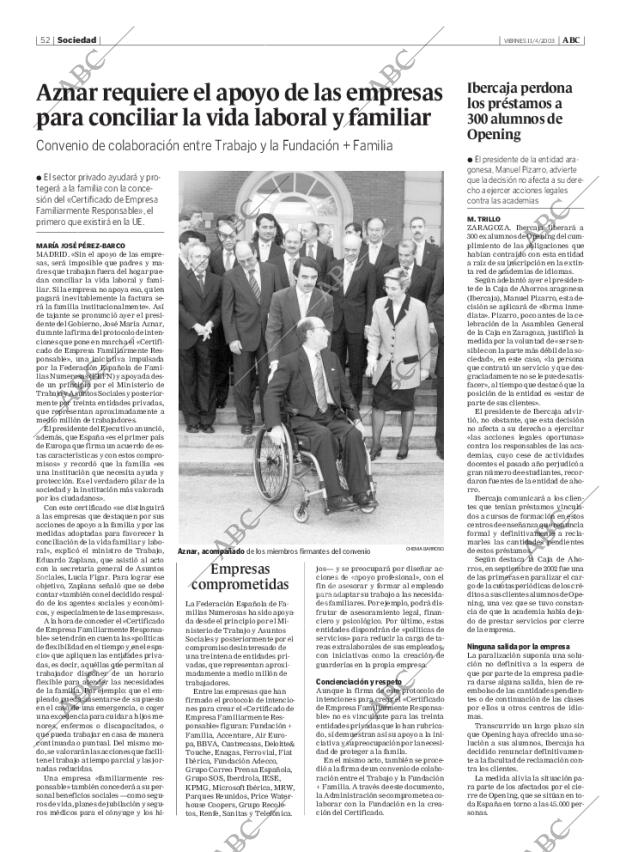 ABC MADRID 11-04-2003 página 52