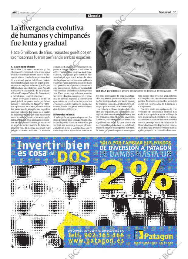 ABC MADRID 11-04-2003 página 57