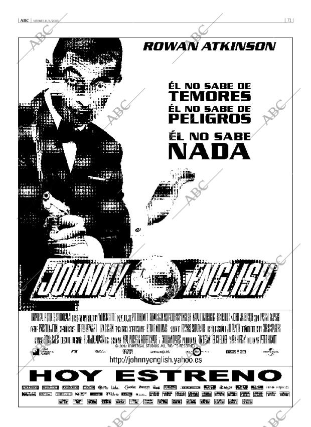 ABC MADRID 11-04-2003 página 71