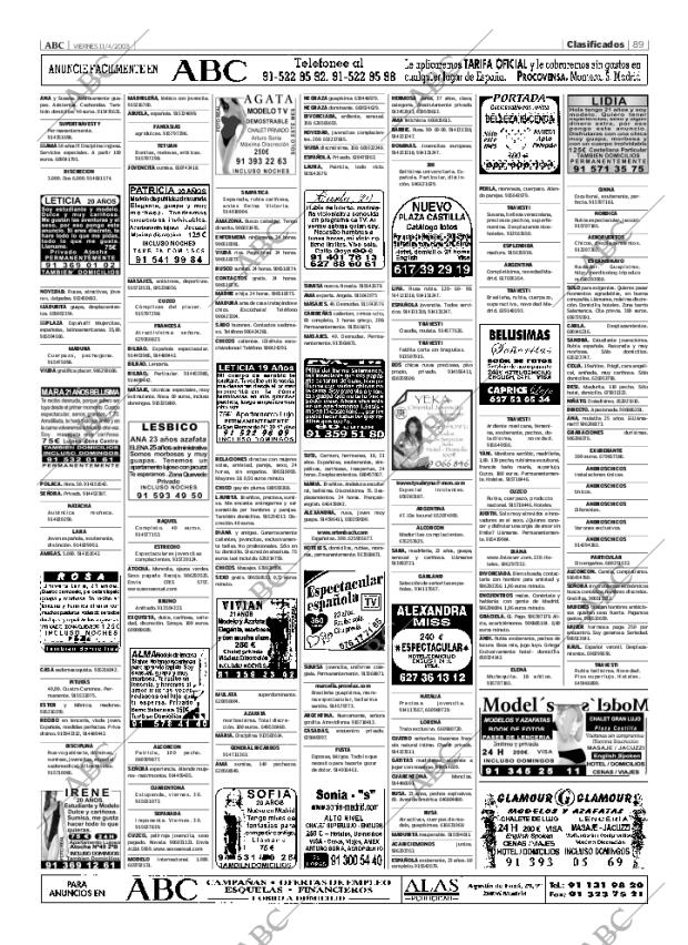 ABC MADRID 11-04-2003 página 89