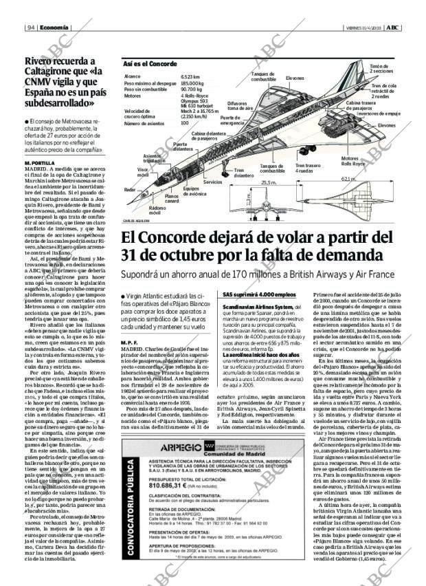 ABC MADRID 11-04-2003 página 94
