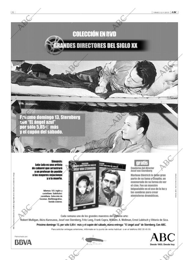 ABC MADRID 12-04-2003 página 6