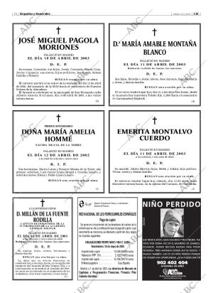 ABC MADRID 12-04-2003 página 74