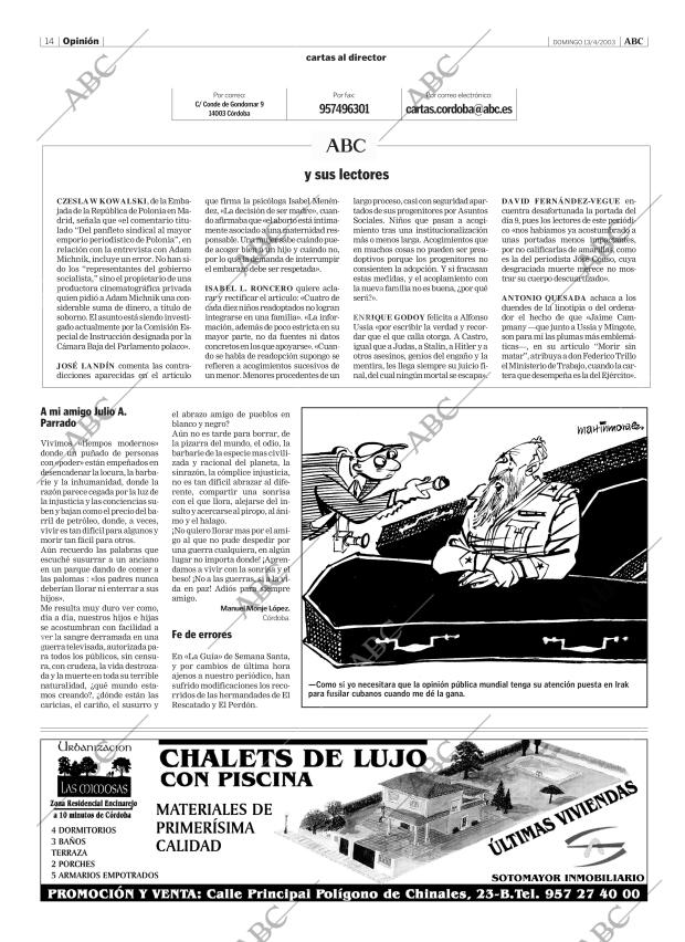 ABC CORDOBA 13-04-2003 página 14
