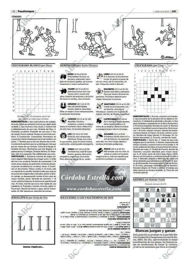 ABC CORDOBA 14-04-2003 página 86