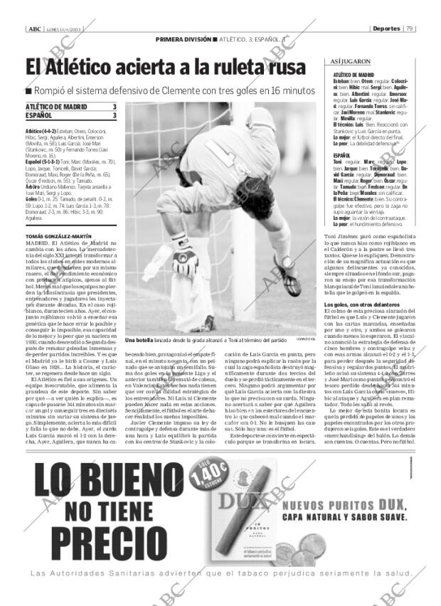 ABC MADRID 14-04-2003 página 79