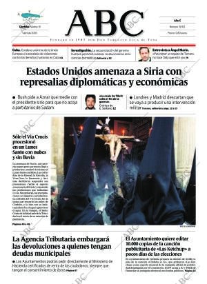 ABC CORDOBA 15-04-2003 página 1