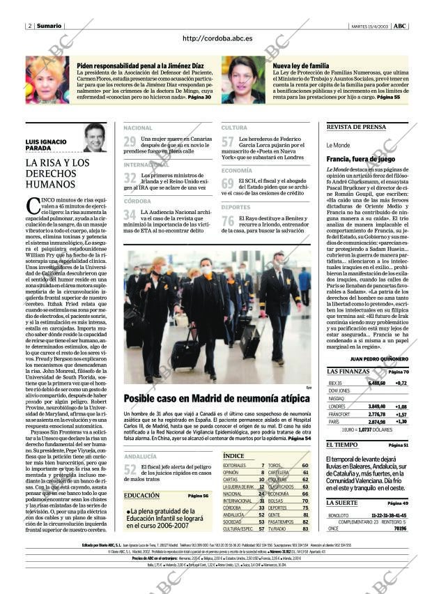 ABC CORDOBA 15-04-2003 página 2