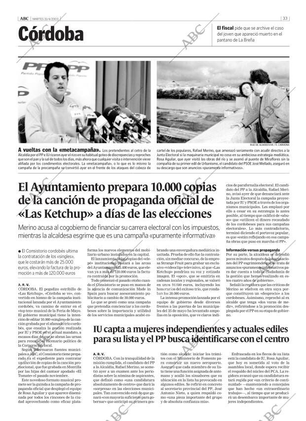 ABC CORDOBA 15-04-2003 página 33