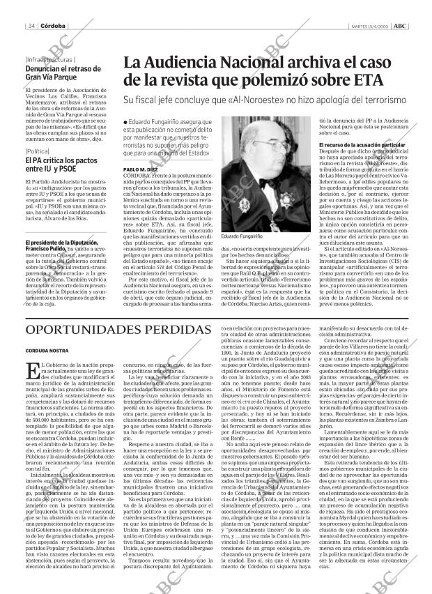 ABC CORDOBA 15-04-2003 página 34