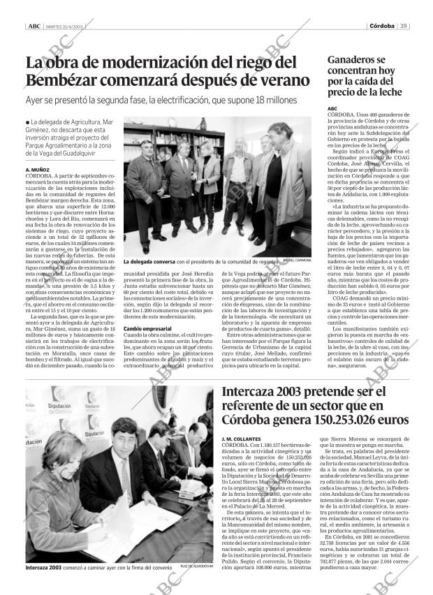 ABC CORDOBA 15-04-2003 página 39