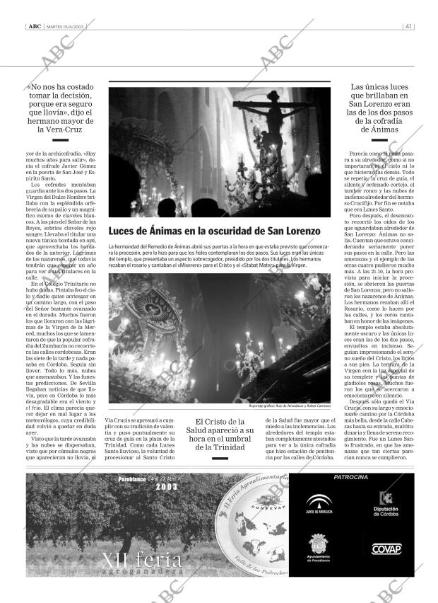 ABC CORDOBA 15-04-2003 página 41