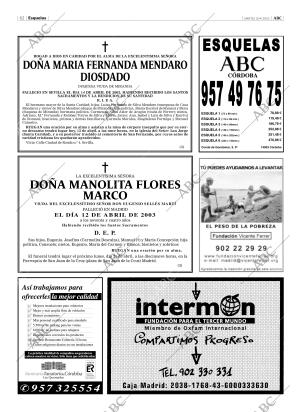 ABC CORDOBA 15-04-2003 página 62