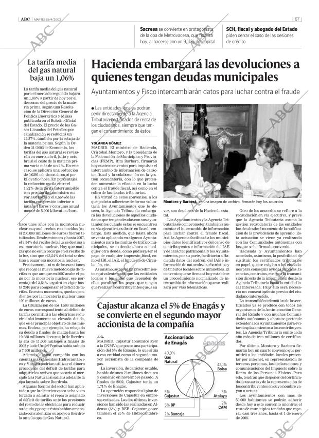 ABC CORDOBA 15-04-2003 página 67