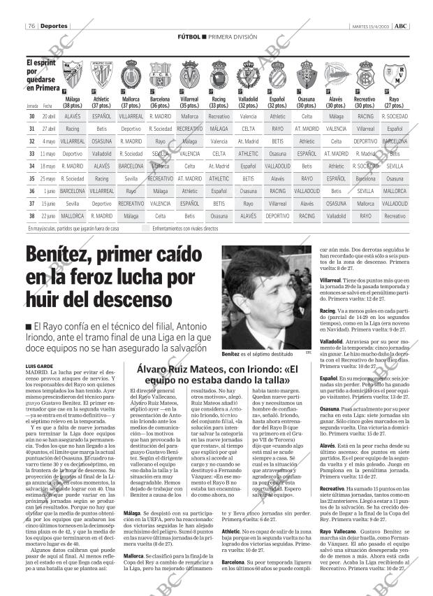 ABC CORDOBA 15-04-2003 página 76