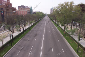 Jueves Santo las calles medio vacías por la festividad