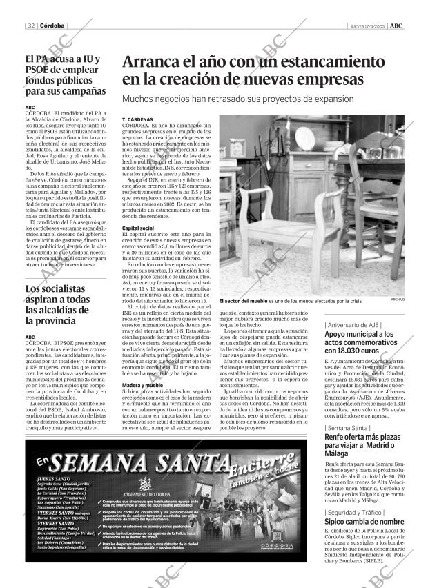 ABC CORDOBA 17-04-2003 página 32