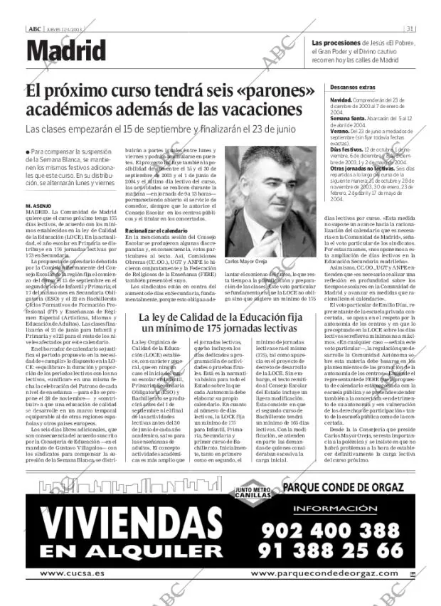 ABC MADRID 17-04-2003 página 31
