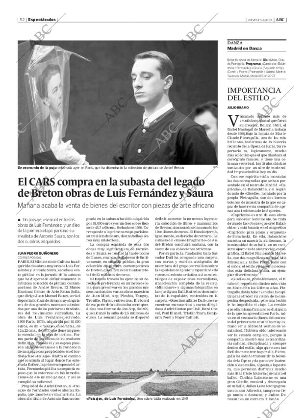 ABC MADRID 17-04-2003 página 52