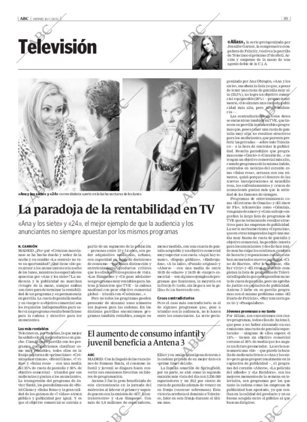 ABC SEVILLA 18-04-2003 página 89