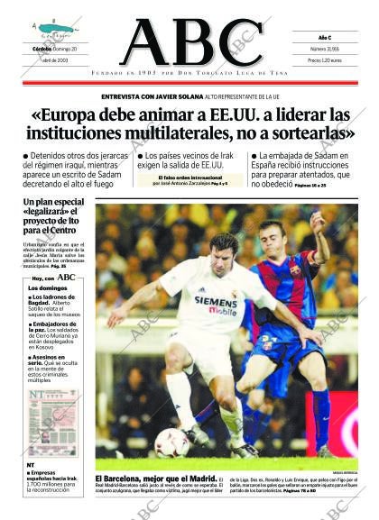 ABC CORDOBA 20-04-2003