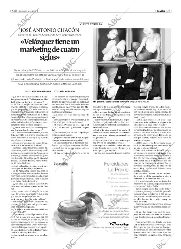 ABC SEVILLA 20-04-2003 página 37