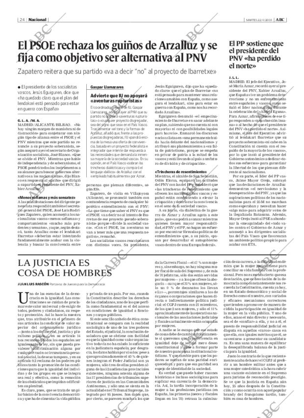ABC MADRID 22-04-2003 página 24