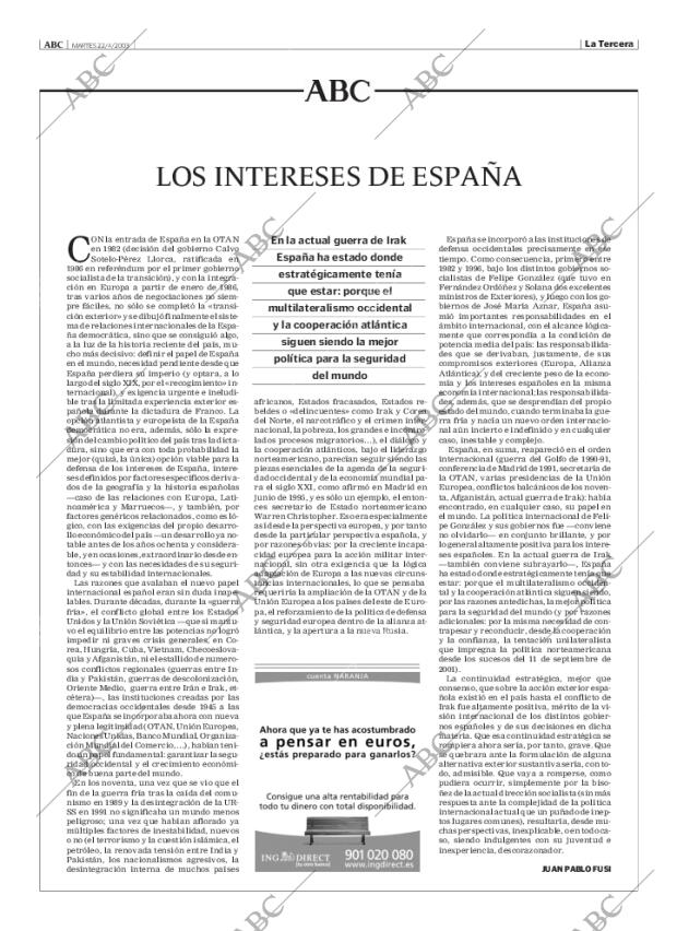 ABC MADRID 22-04-2003 página 3