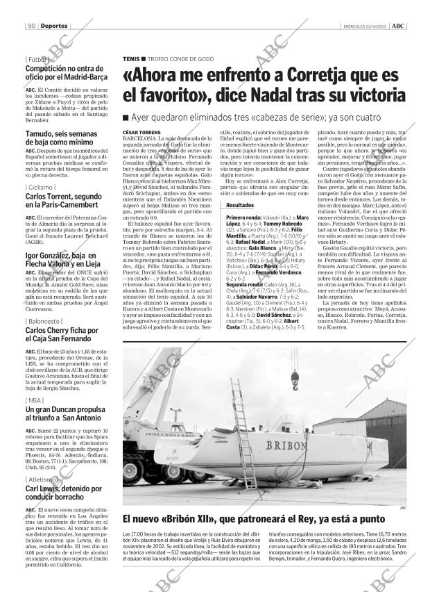 ABC CORDOBA 23-04-2003 página 90
