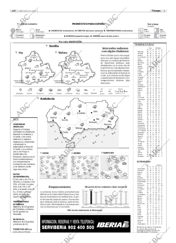 ABC SEVILLA 23-04-2003 página 41
