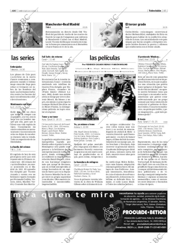 ABC SEVILLA 23-04-2003 página 85