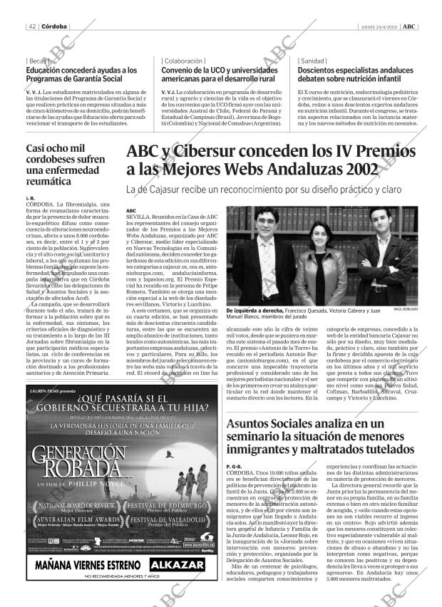 ABC CORDOBA 24-04-2003 página 42