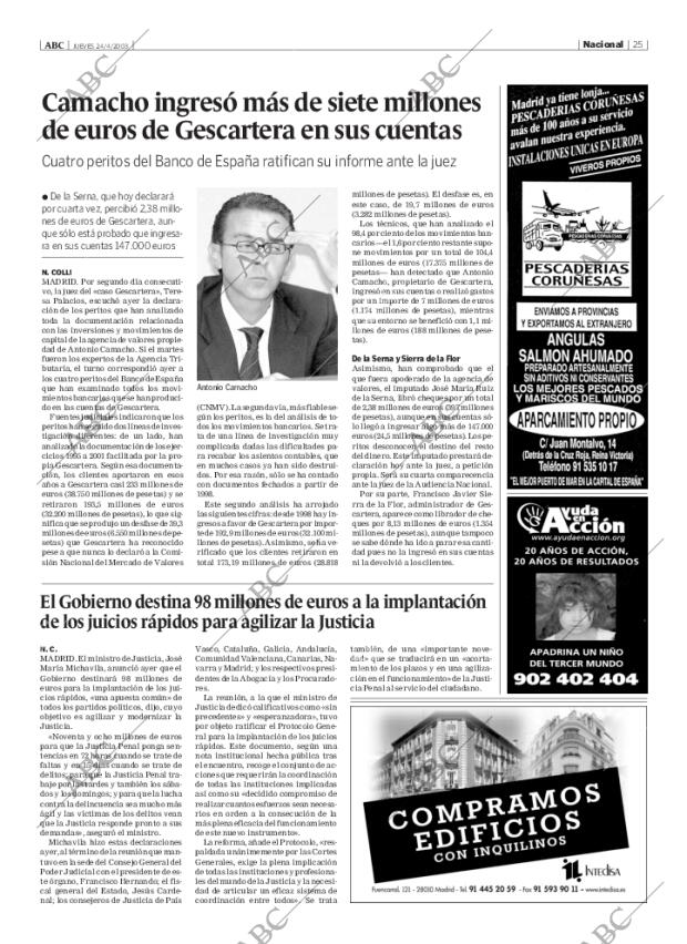 ABC MADRID 24-04-2003 página 25