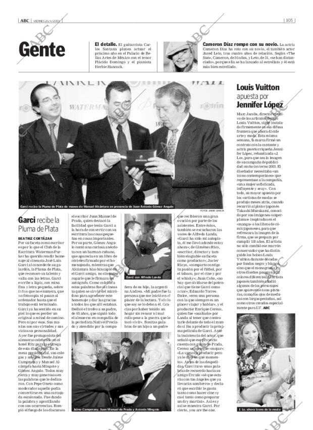 ABC MADRID 25-04-2003 página 105