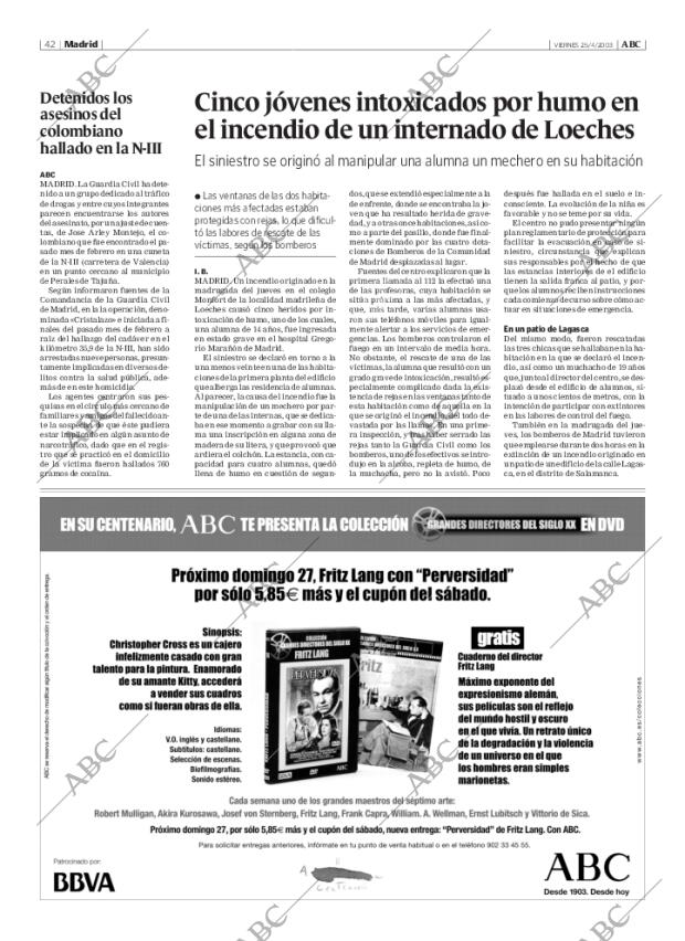 ABC MADRID 25-04-2003 página 42