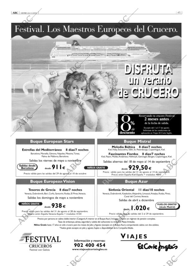 ABC MADRID 25-04-2003 página 45