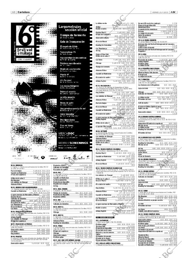 ABC MADRID 25-04-2003 página 68