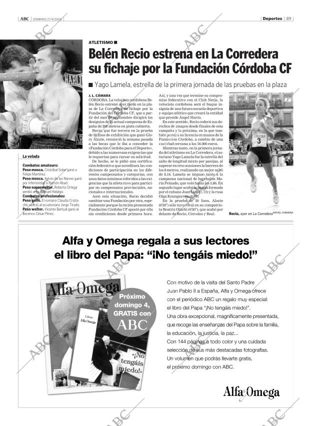 ABC CORDOBA 27-04-2003 página 89