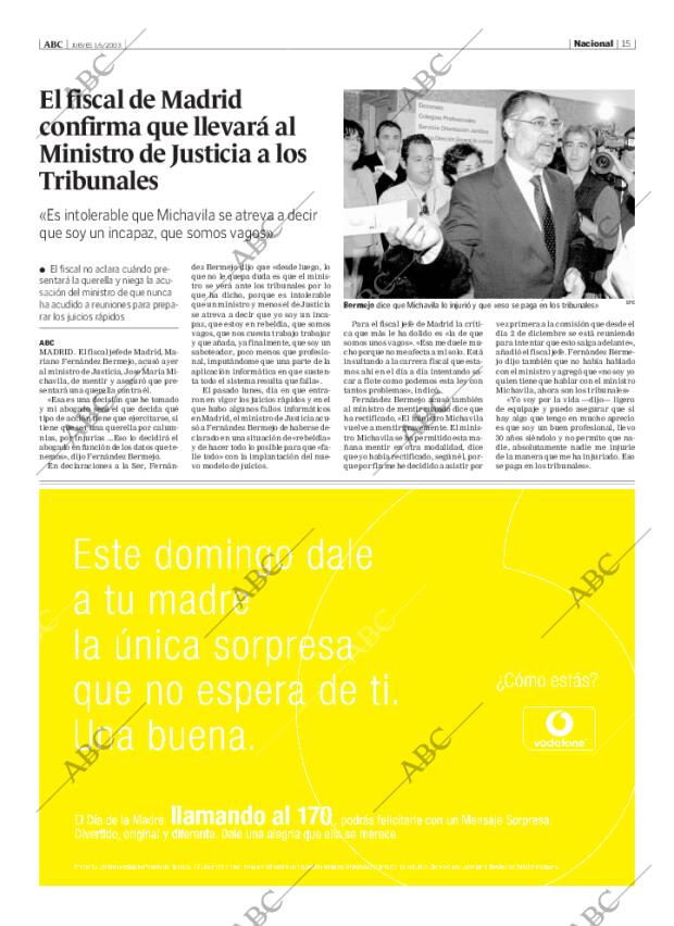 ABC MADRID 01-05-2003 página 15