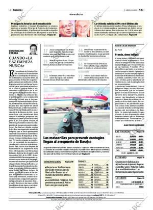 ABC MADRID 01-05-2003 página 2