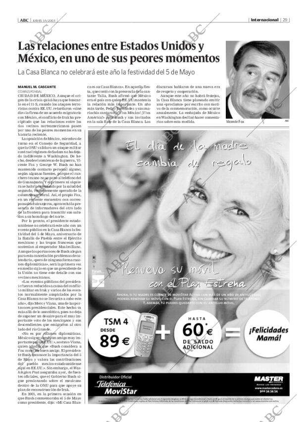 ABC MADRID 01-05-2003 página 29