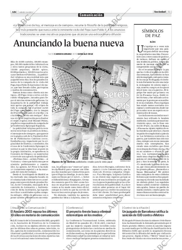 ABC MADRID 01-05-2003 página 51
