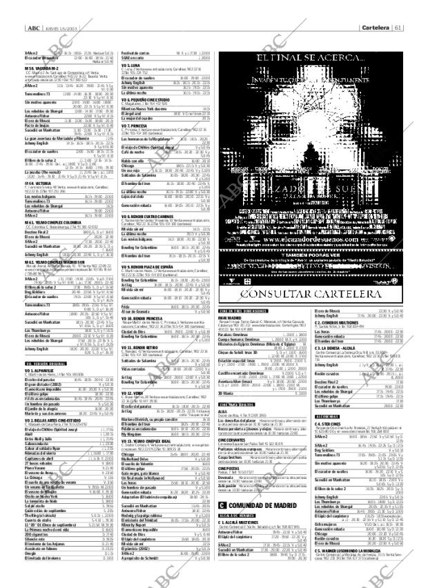 ABC MADRID 01-05-2003 página 61