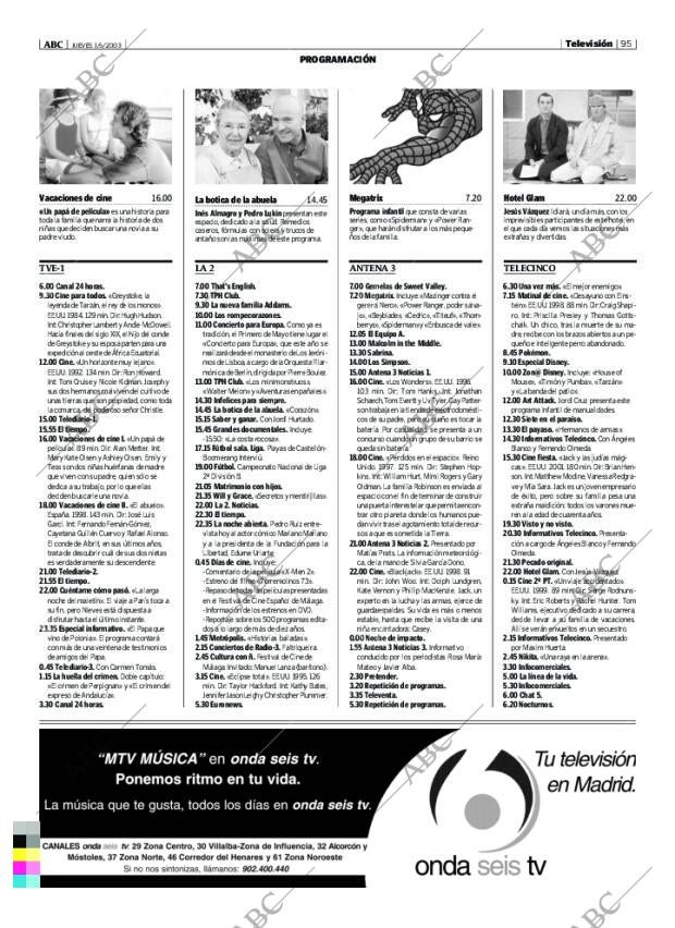 ABC MADRID 01-05-2003 página 95