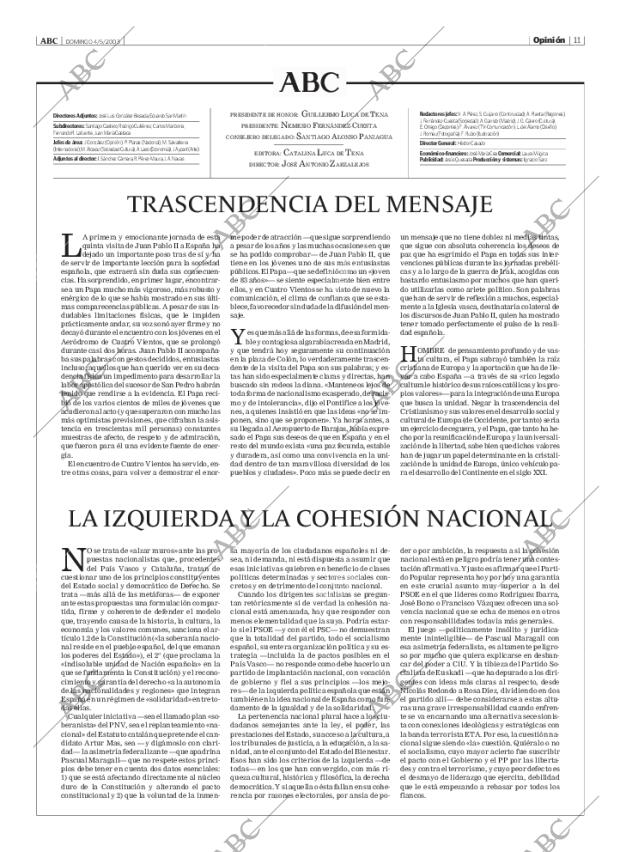 ABC MADRID 04-05-2003 página 11